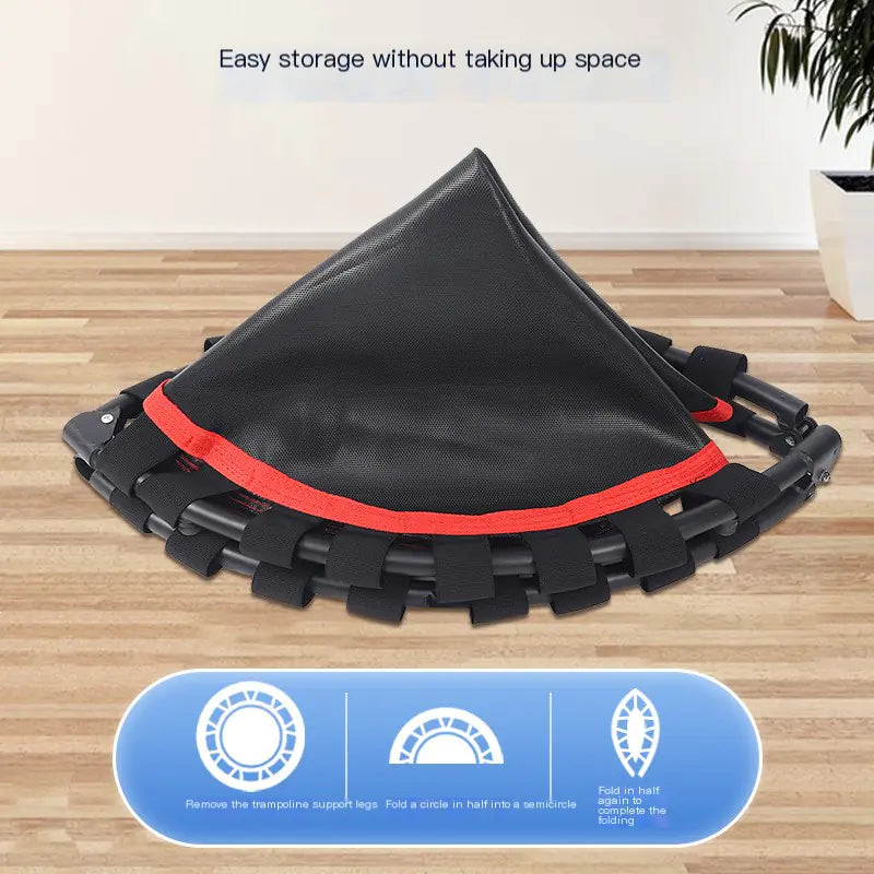 Indoor Trampoline for Kids - Home Fitness Jumping Bed