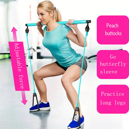 Women’s Fitness Resistance Bar for Home Workouts