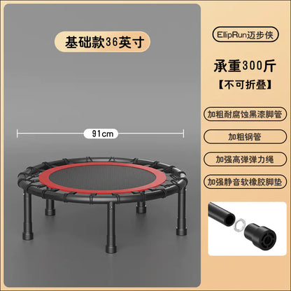 Indoor Trampoline for Kids - Home Fitness Jumping Bed