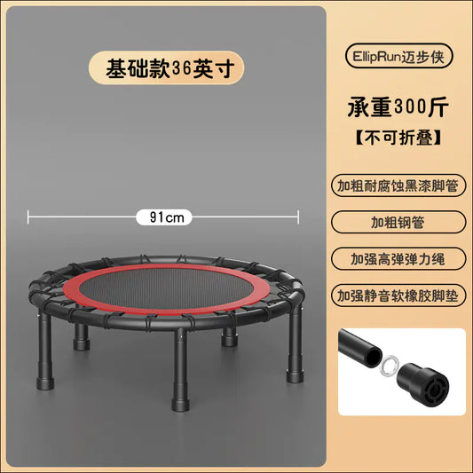 Indoor Trampoline for Kids - Home Fitness Jumping Bed