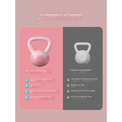 Kettlebell and Dumbbell Set for Home Fitness