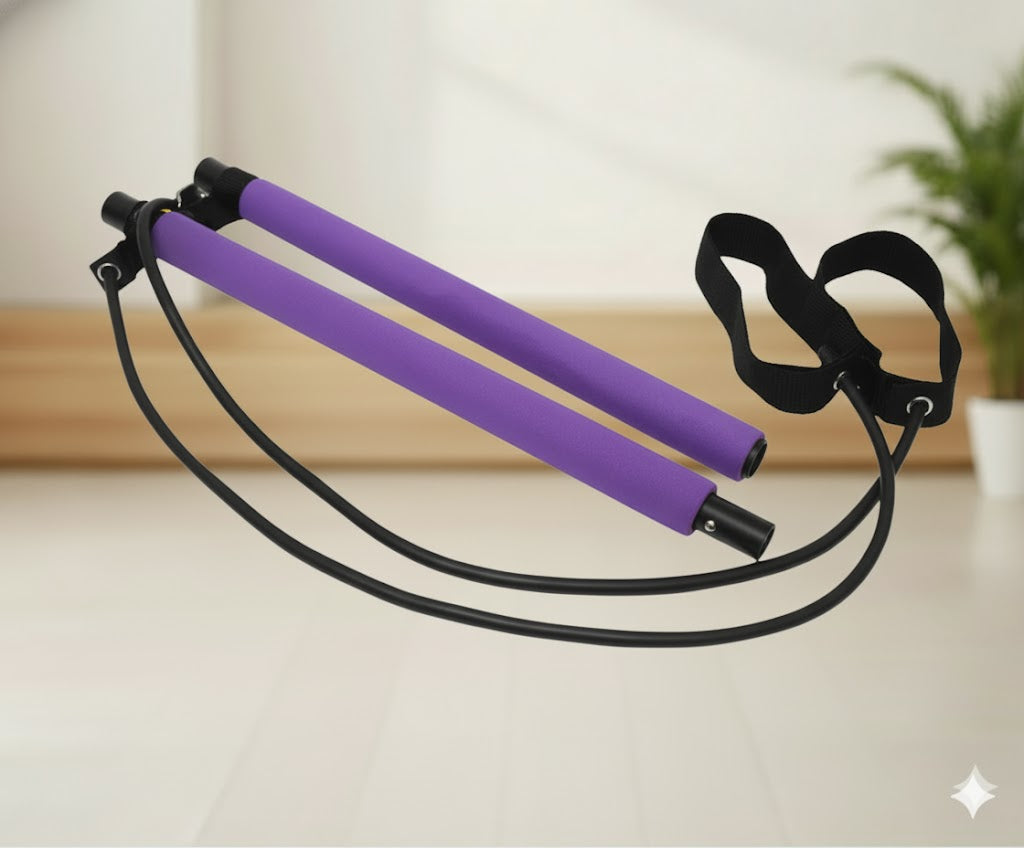 Women’s Fitness Resistance Bar for Home Workouts